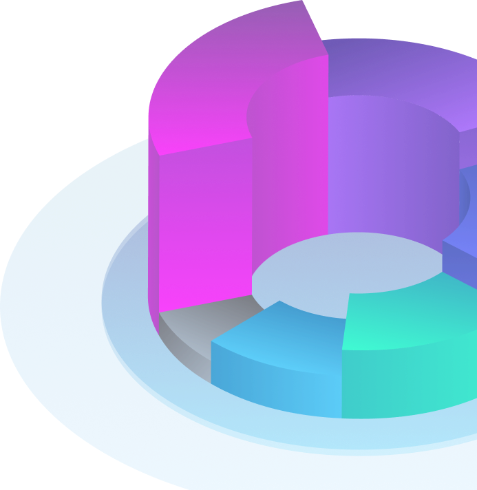 Analytics chart background